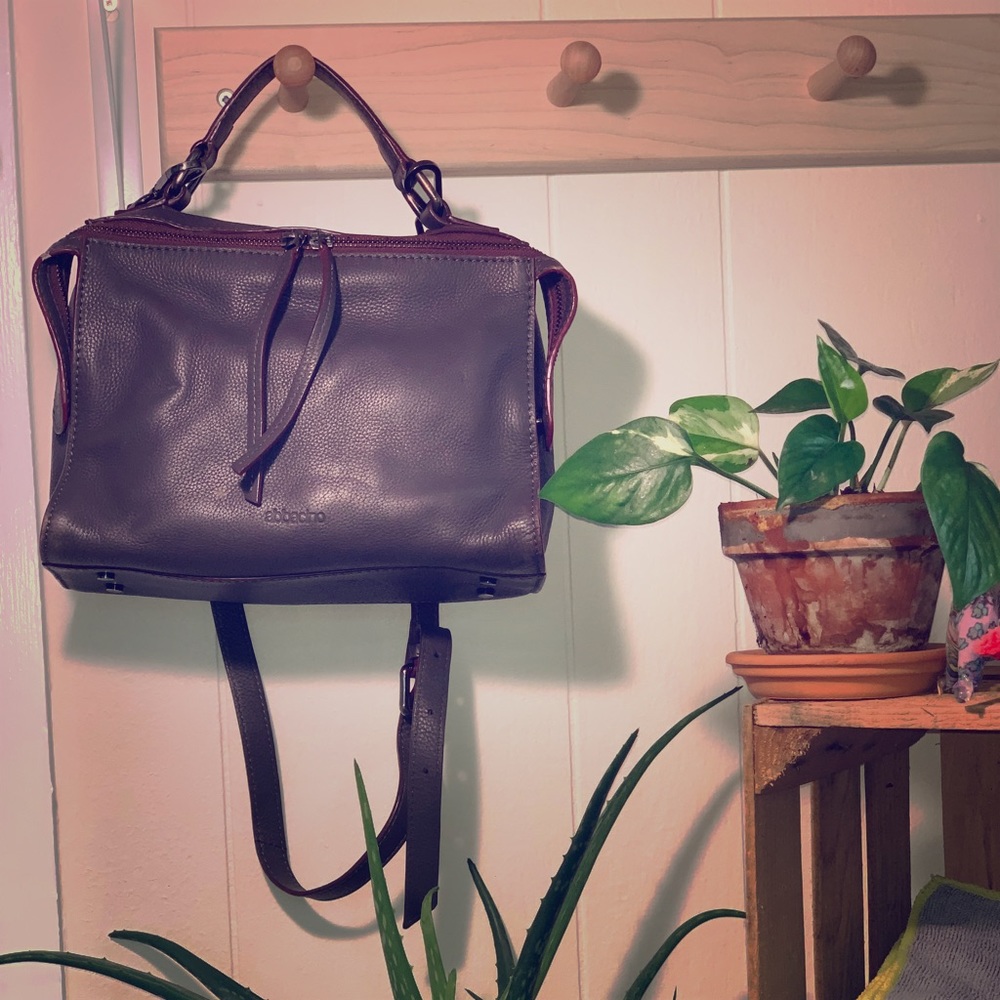 Abbacino Grey Leather Handbag